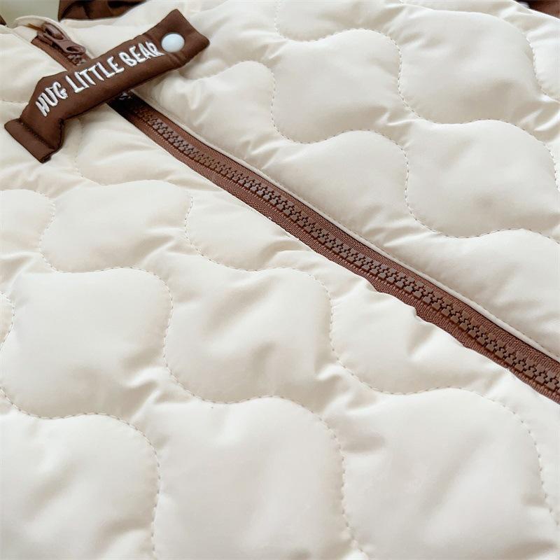 ☀✎❤Áo Liền Quần Có Nón Bằng Vải Lông Cừu Dày Thời Trang Mùa Đông 2022 Dành Cho Bé Trai☀8.7