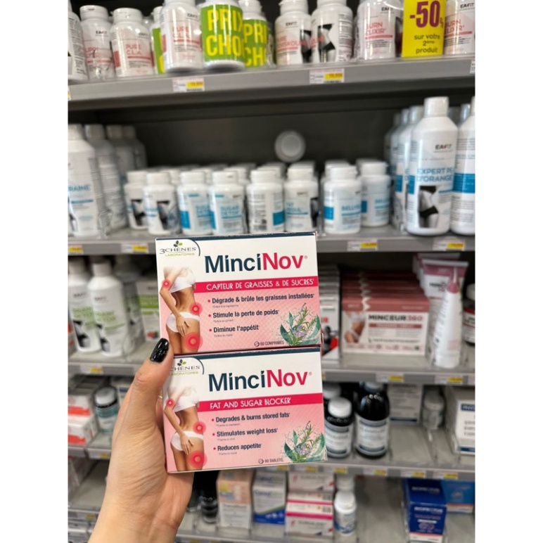 Viên Uống Giảm Cân Mincinov Innovation Weightloss Pháp 60 viên