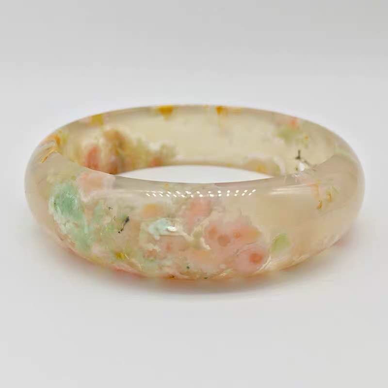 Vòng tay mã não hoa anh đào đá pha lê tự nhiên tinh khiết qua nhà máy cao bán hàng trực tiếp