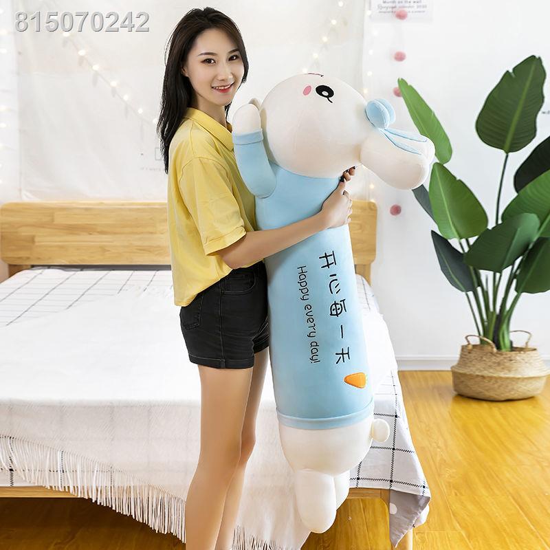 🍈Sẵn sàng cho lô hàng🍈☬♂✹Đồ chơi sang trọng nằm thỏ dễ thương thân mềm dải dài gối ngủ trẻ em búp bê búp bê