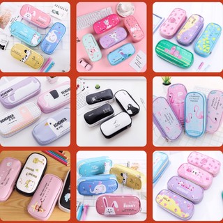 [XẢ KHO] Hộp Bút Da Cỡ To Hình Con Vật ANIMAL, Bóp Viết Hình Hồng Hạc Flamingo, Ớt Và Mây, Túi Cho Nữ, Bé Gái AMKO