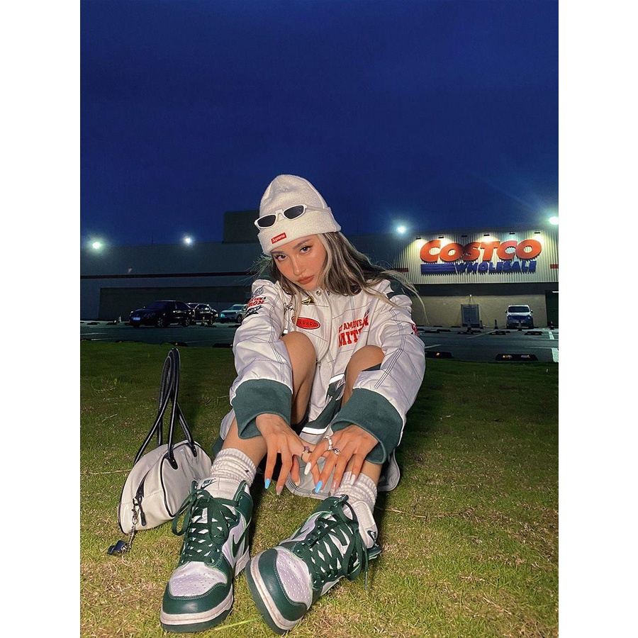 Áo Khoác Bóng Chày Phong Cách Retro Âu Mỹ Cá Tính Cho Nữ