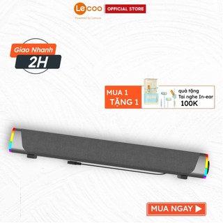 Loa Bluetooth Máy Tính Để Bàn Lecoo DS101 LED RGB Âm Thanh Đa Chiều Cho Âm Nhạc, Chơi game, Phim Ảnh