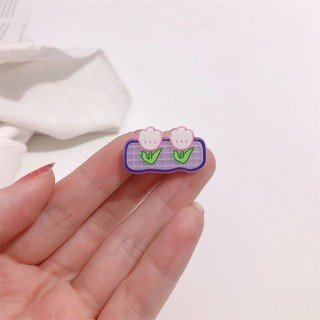 Sét 5 Kẹp Tóc Mái Hàn Quốc nhiều màu phối hoa