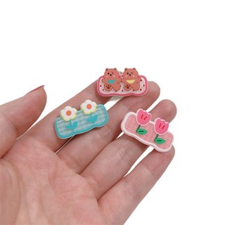 Sét 5 Kẹp Tóc Mái Hàn Quốc nhiều màu phối hoa