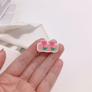Sét 5 Kẹp Tóc Mái Hàn Quốc nhiều màu phối hoa