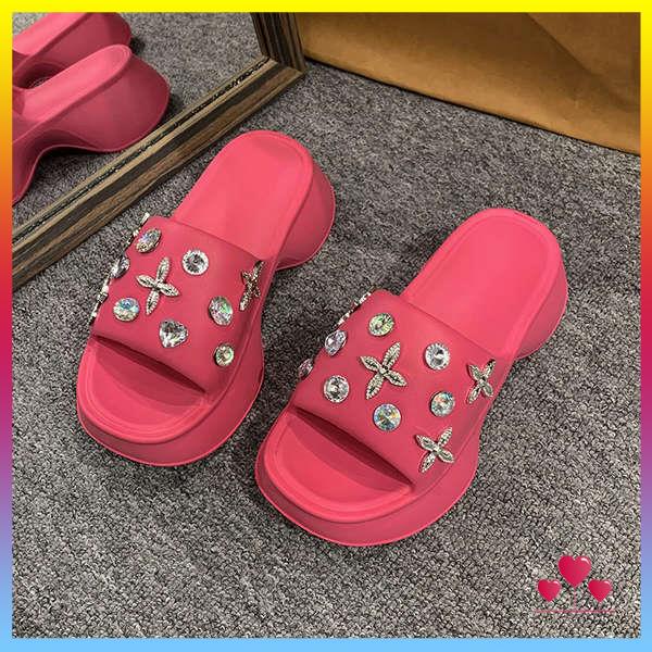 Giày Sandal Đế Dày Thời Trang Mùa Hè Cho Nữ