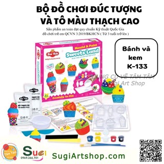 Bộ đúc tượng và tô màu star kids k-131 / k-132 / k-133