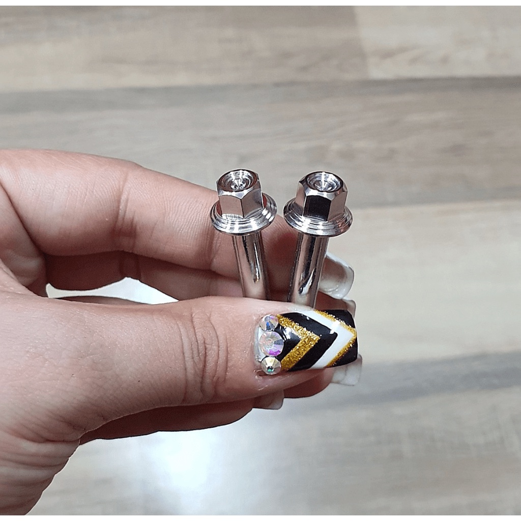 Giá rẻ nhất - Cặp chốt xỏ gác chân inox Ya - Hon siêu sáng