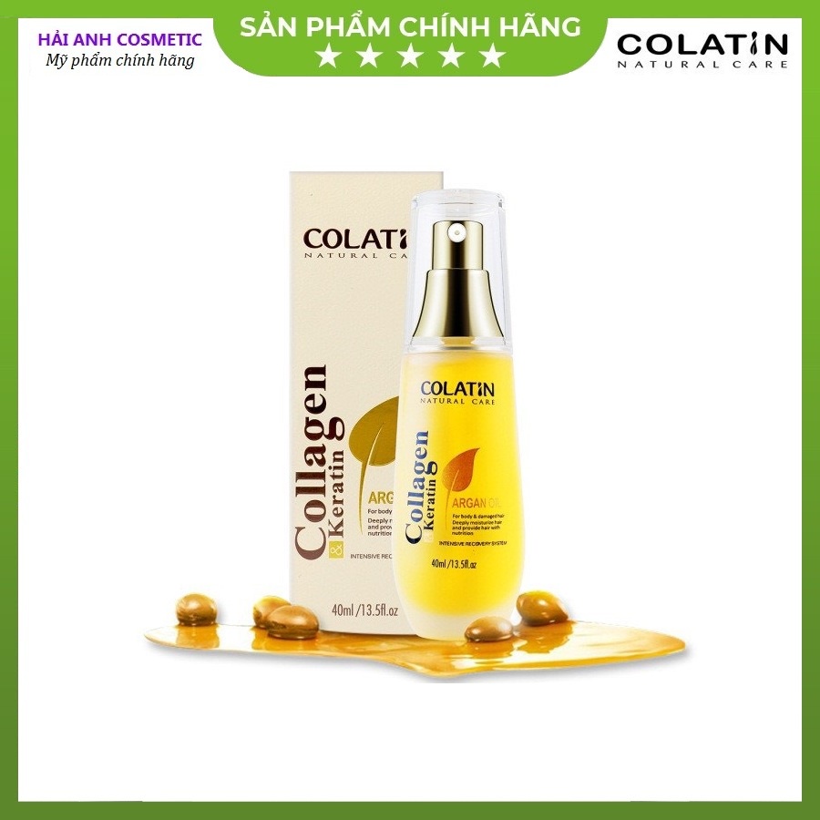 Tinh dầu dưỡng tóc COLATIN Argan Oil 40ml