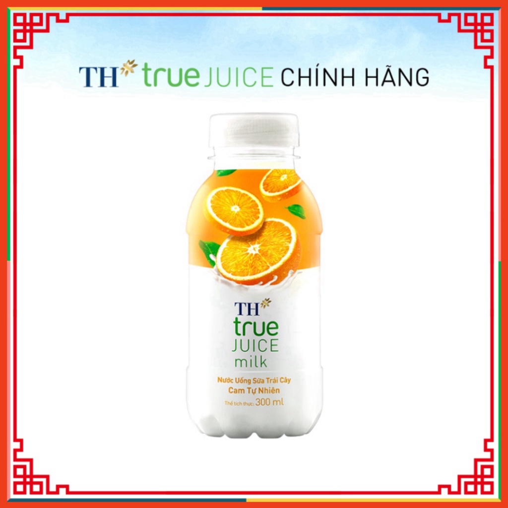 Chai sữa hoa quả cam đương nhiên TH True Juice Milk 300mltaphoatoanngoc1