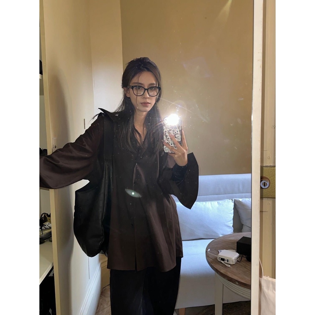 Áo Sơ Mi Thiết Kế Mới Thời Trang Mùa Thu 2023 Theo Phong Cách Hàn Quốc Cho Nữ