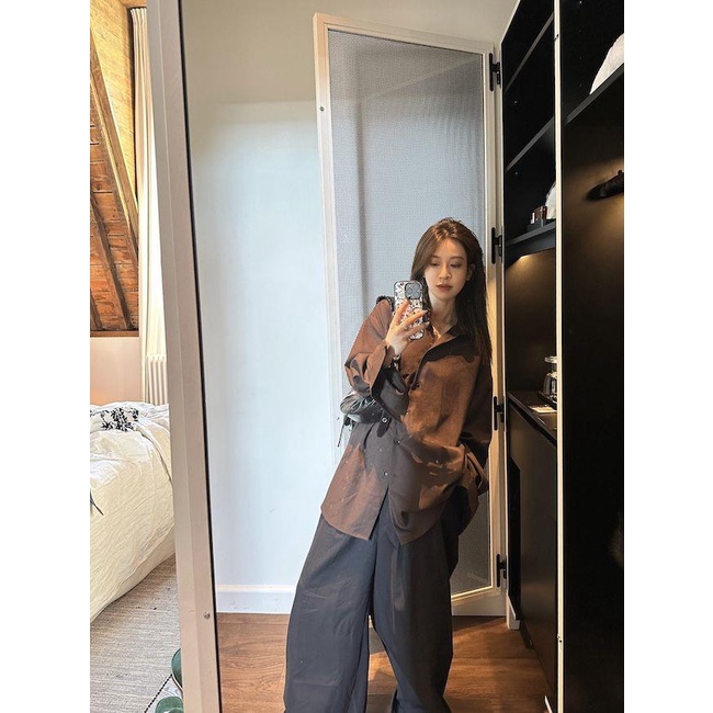 Áo Sơ Mi Thiết Kế Mới Thời Trang Mùa Thu 2023 Theo Phong Cách Hàn Quốc Cho Nữ