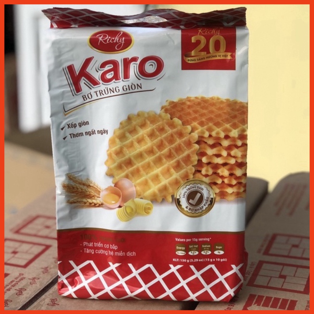 Bánh Karo Richy bơ trứng giòn 150g taphoatoanngoc1