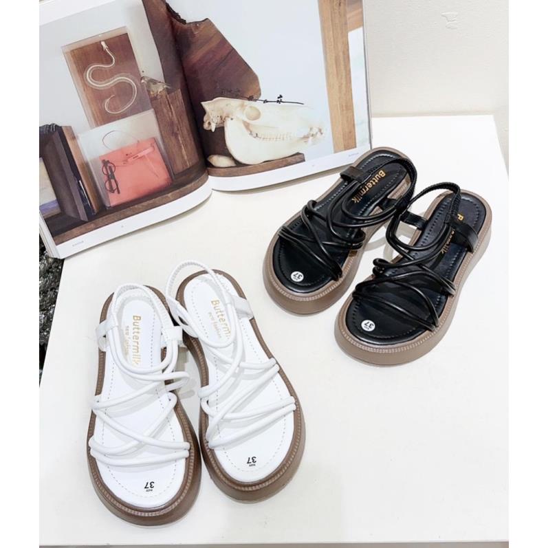GIÀY SANDAL DÂY ỐNG ĐẾ ĐÚC 3 PHÂN SIÊU XINH
