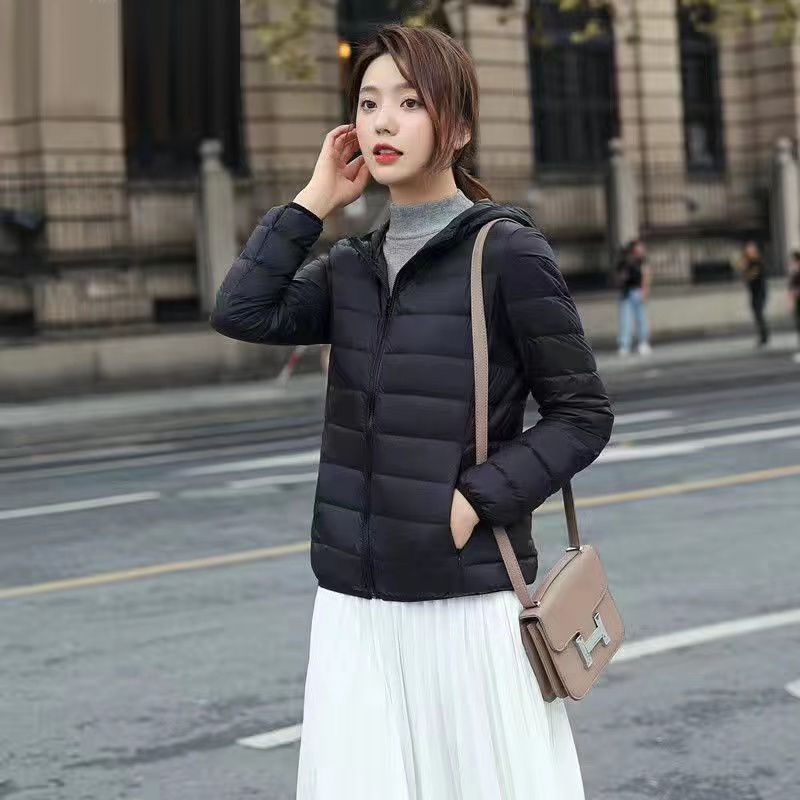 Áo Khoác Phao Dày Dặn Giữ Ấm Mùa Đông Dáng Rộng Chất Liệu Cotton Phong Cách Hàn Quốc Thời Trang Cho Nữ