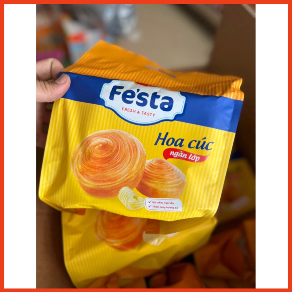 Bánh mì hoa cúc ngàn lớp Festa Richy date mới