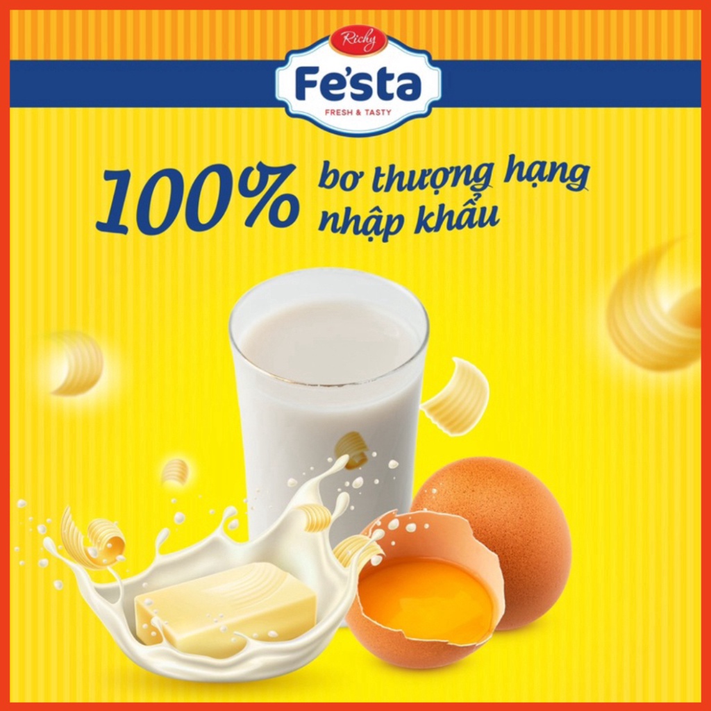 Bánh mì hoa cúc ngàn lớp Festa Richy date mới