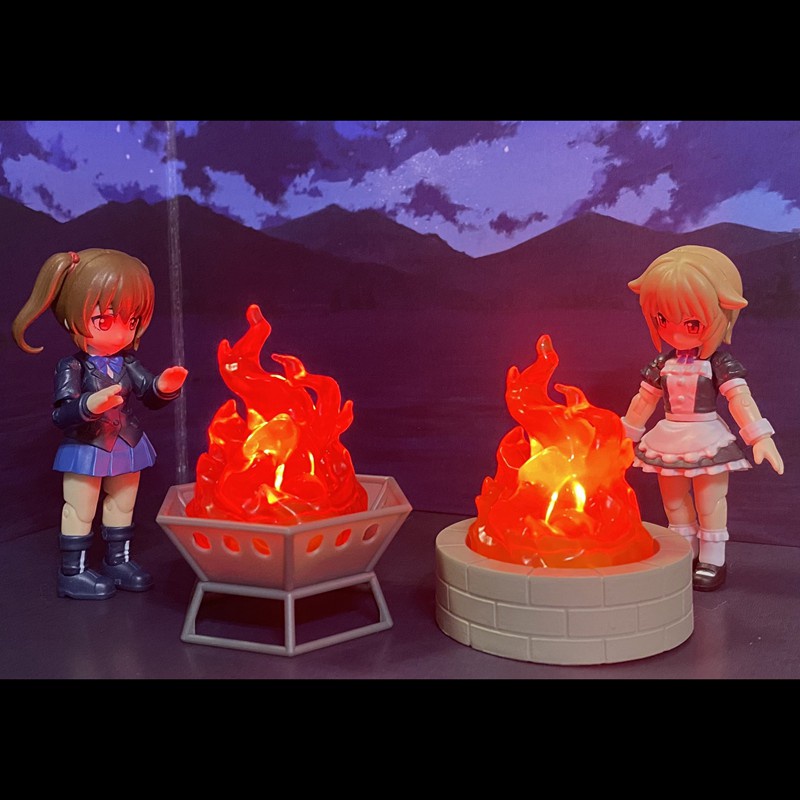 Mô Hình Búp Bê Gashapon Mini Phát Quang Dùng Trang Trí