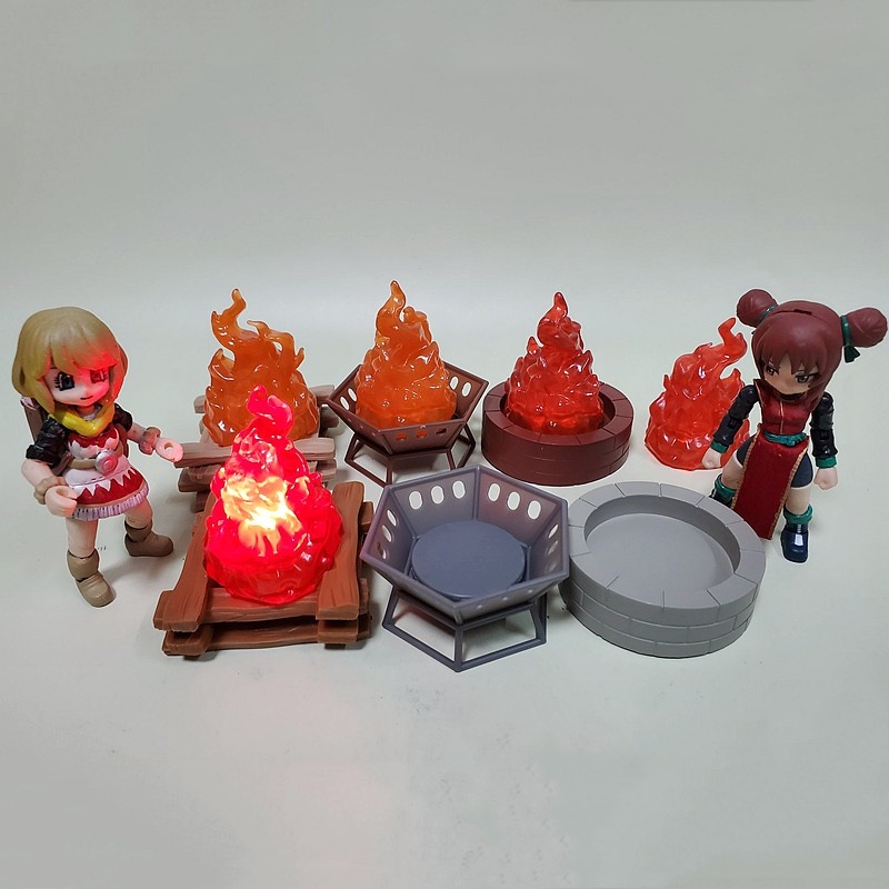 Mô Hình Búp Bê Gashapon Mini Phát Quang Dùng Trang Trí