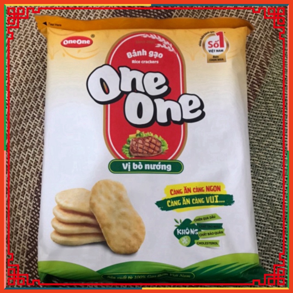 Bánh Gạo Măn Vị Bò Nướng One One 225g taphoatoanngoc1