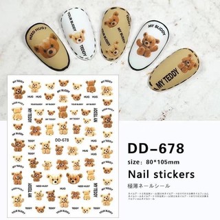 stiker dán móng nhiều mẫu ❤️