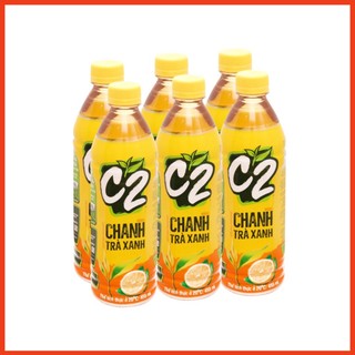 Trà xanh c2 lốc 6 chai 360ml ngoctoanmart
