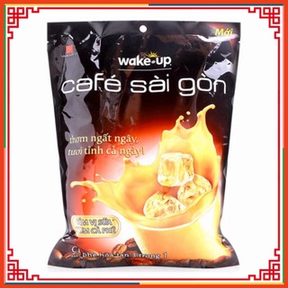 Cà phê sữa wake up - wakeup thành phố sài gòn 3 trong một túi 456g taphoatoanngoc1