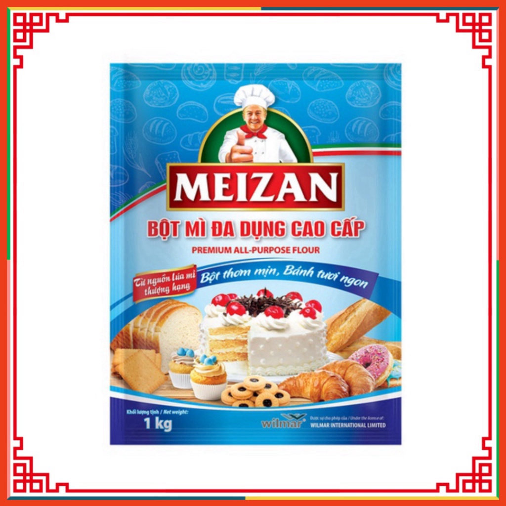 Bột mì nhiều chức năng thời thượng Meizan 1kg/gói taphoatoanngoc1