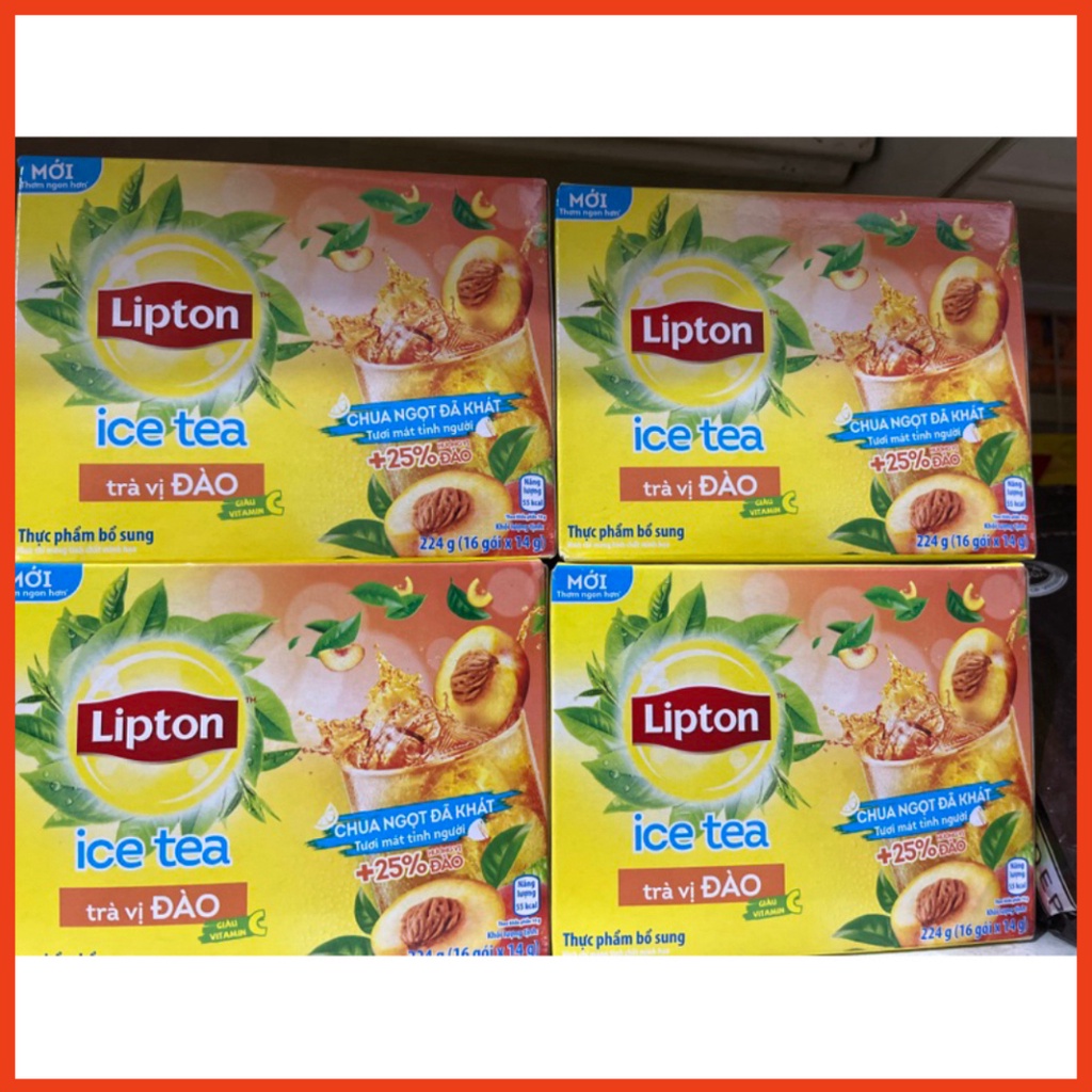 Lipton ice tea trà chanh mật ong/ vị đào hộp taphoatoanngoc1