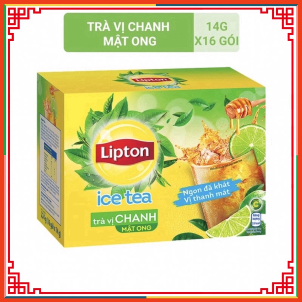 Lipton ice tea trà chanh mật ong/ vị đào hộp taphoatoanngoc1