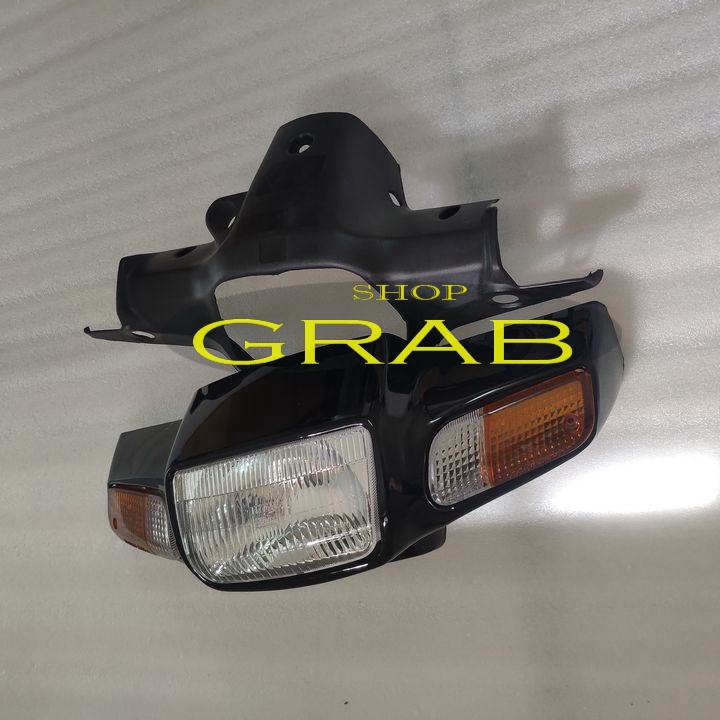 Rẻ đặc biệt - Bộ 4 món ốp đầu kèm pha đèn xe DREAM LÙN , dream 3 , gắn zin cho xe