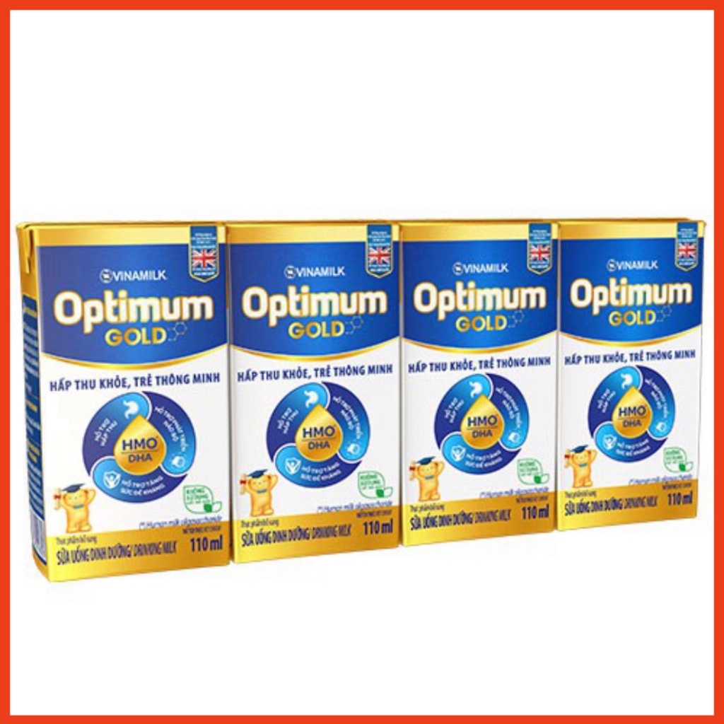 Sữa bột pha sẵn Optimum gold vỉ 4 hộp x 110ml  taphoatoanngoc1