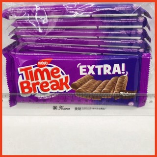 Lẻ 1 Bánh Kem xốp Nabati Phủ Socola Time Break - 48g taphoatoanngoc1