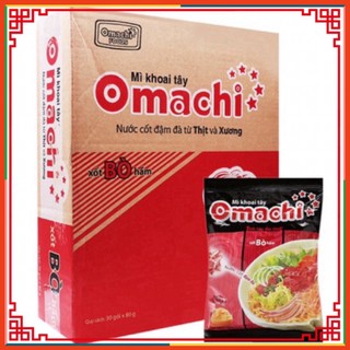 Thùng Mì củ khoai tây Omachi 30 gói x80g