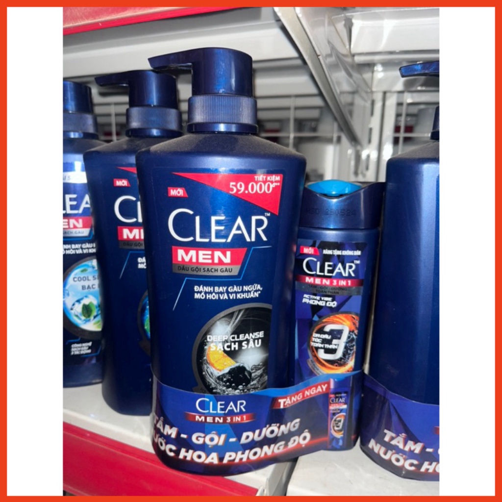 Dầu gội Clear men /650ml