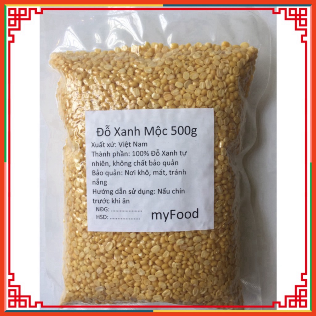 Đỗ xanh 500g-1kg/ Đỗ Xanh - Mộc / Tách Vỏ / Không Vỏ (Chính hãng)