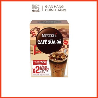 Cafe sữa Nescafe sữa đá (hộp 10 gói x 24gr) (Chính hãng)