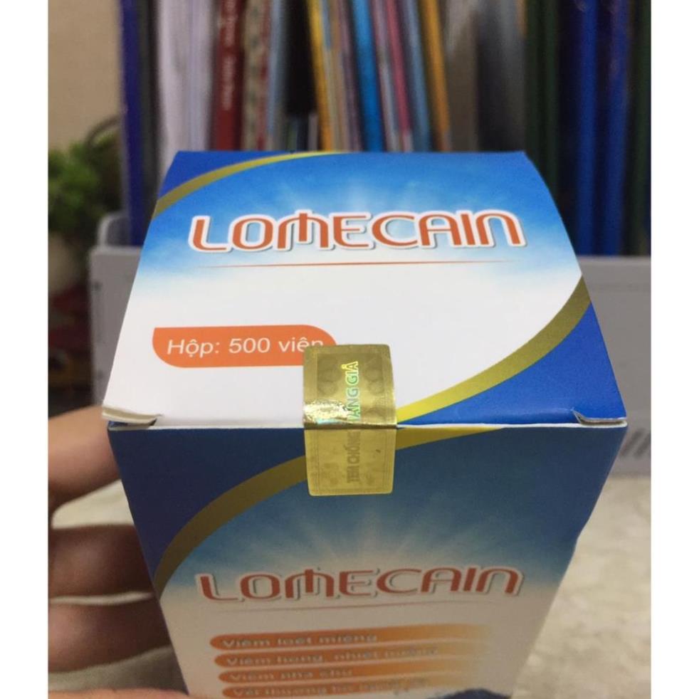 Lọ 500 viên Lomecain nhiệt miệng bạch mai