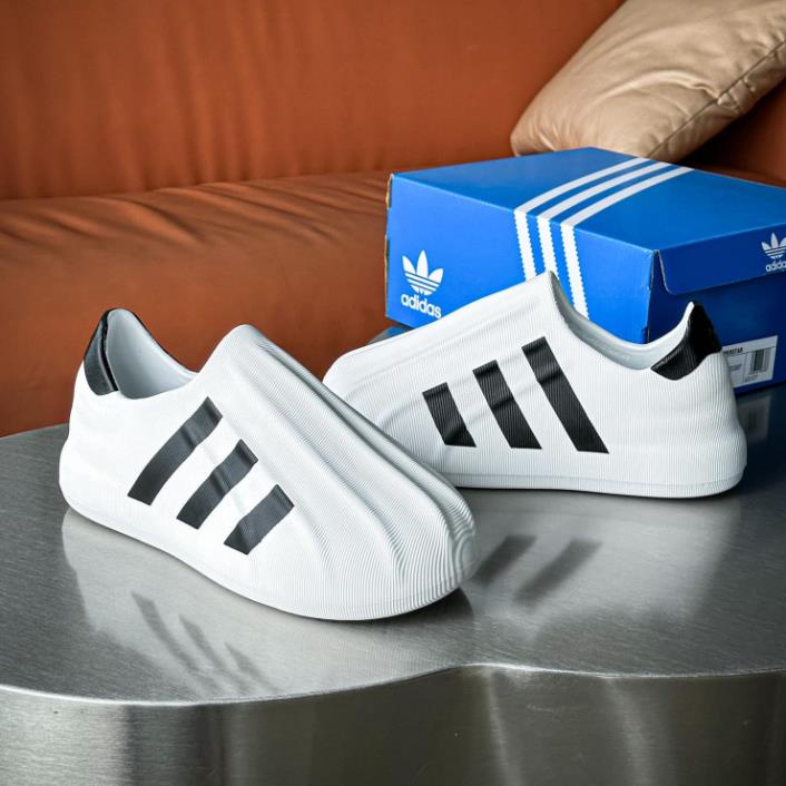 Giày Adidas adifom superstar Core Black White_Giày sục adidas trắng đen cao su đúc nguyên khối hot trend