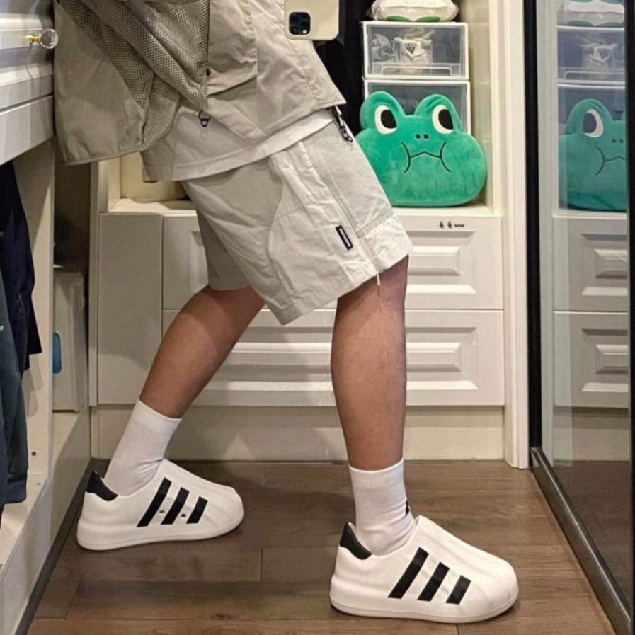 Giày Adidas adifom superstar Core Black White_Giày sục adidas trắng đen cao su đúc nguyên khối hot trend