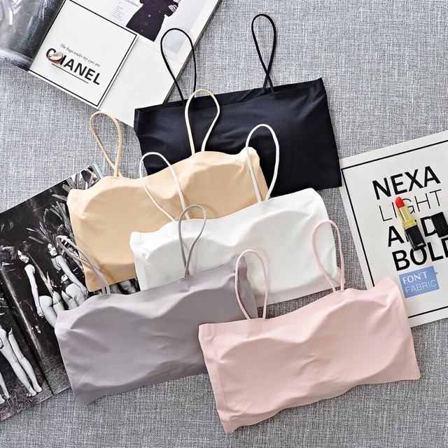 Áo Ngực Bra Nữ Đúc Su Quây Trơn 2 Dây