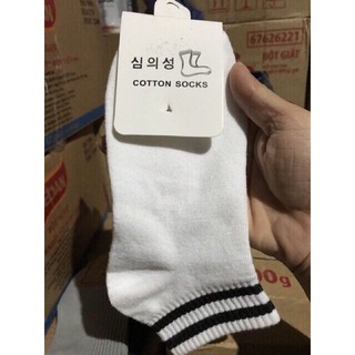 1 Đôi Tất Kẻ Hàn Quốc ( Ảnh Thật, Được Chọn Màu)