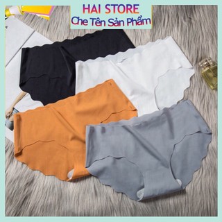 Quần lót nữ ❤️freeship❤️quần chip đúc su lượn sóng silip không đường may kháng khuẩn 1034