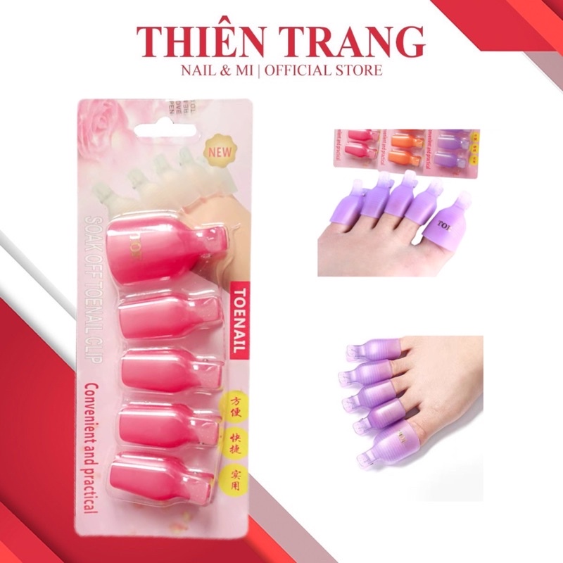 Bộ kẹp ủ phá gel chân - kẹp ủ tháo phá gel dụng cụ tháo gel nhanh chóng tiện lợi