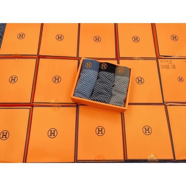 Hộp 3 quần ship nam chữ  H , hộp cam hàng đẹp chất lượng  cao mặc mát, thoáng