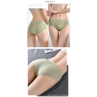 Quần Lót Nữ Cotton Trơn Màu Lót May Liền Chống Bung,quần Chip Thoáng Mát Thấm Hút Kháng Khuẩn 623
