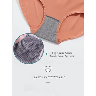 Quần Lót Nữ Cotton Trơn Màu Lót May Liền Chống Bung,quần Chip Thoáng Mát Thấm Hút Kháng Khuẩn 623