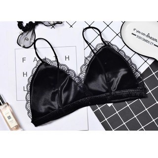 Áo Bra Nữ Lụa Phi Bóng Satin Hai Dây 263
