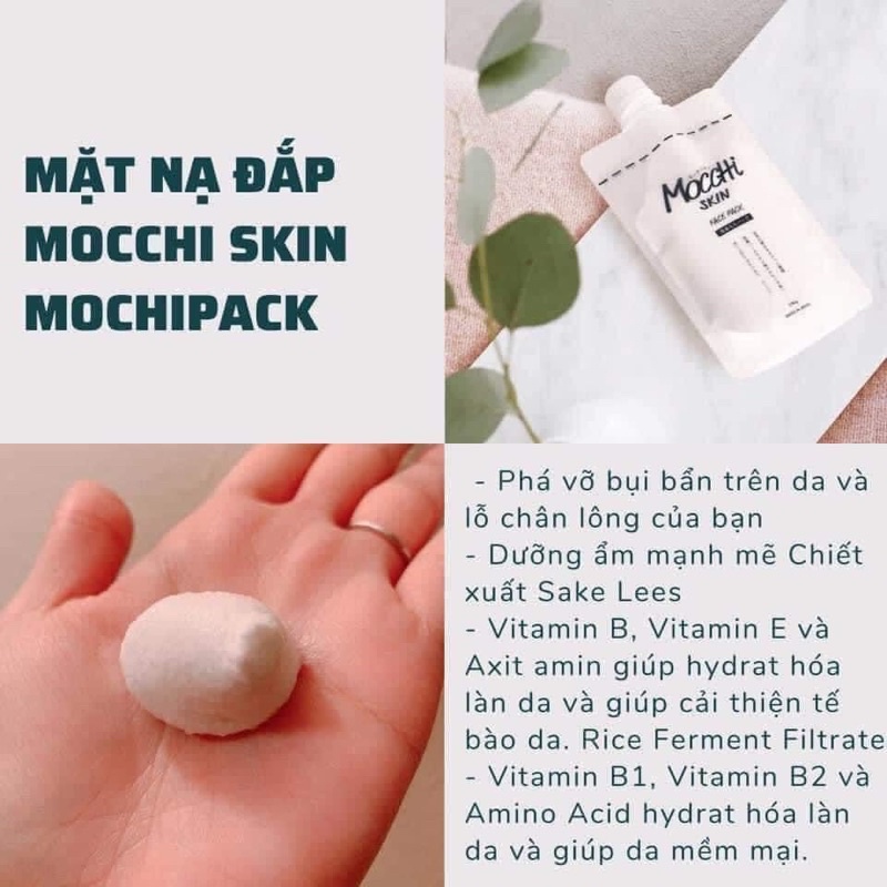 Mặt nạ mochi dẻo nhật